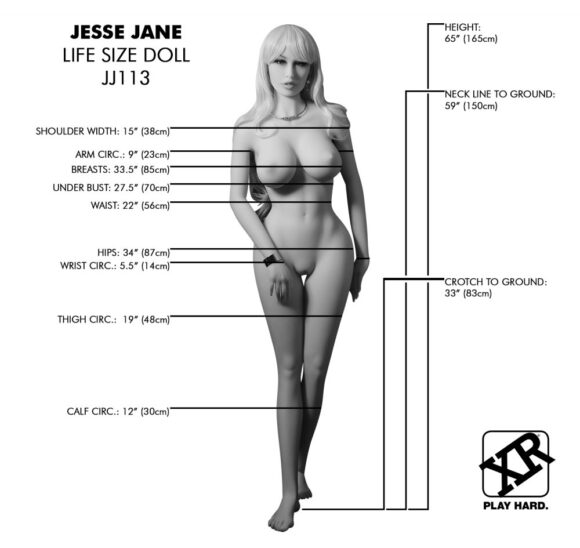 World Famous Jesse Jane Fantasy Life Size Replica Doll - Image 14