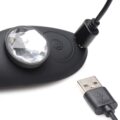 Naughty Knickers Bling Edition Silicone Remote Panty Vibe - Black - Image 10